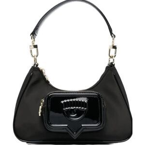 Chiara Ferragni shoulder bag black NWT evil eye embossed